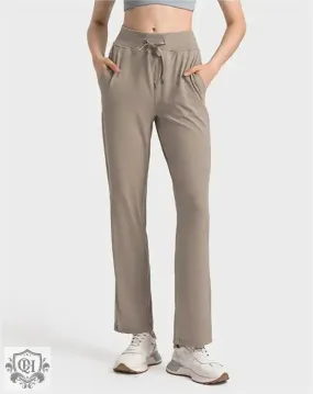 Pocketed High Waist Sporty Fit Yoga Pants