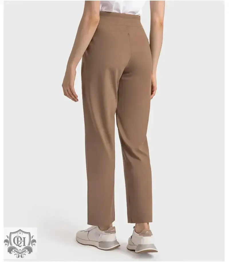 Pocketed High Waist Sporty Fit Yoga Pants