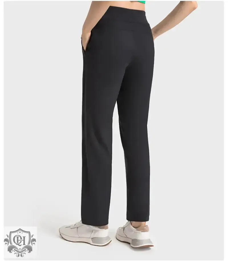 Pocketed High Waist Sporty Fit Yoga Pants
