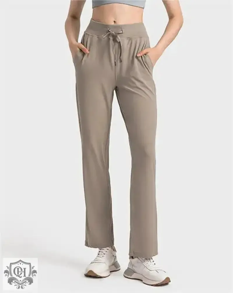 Pocketed High Waist Sporty Fit Yoga Pants