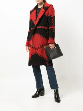 POLO RALPH LAUREN  Red Wool Infused Overcoat