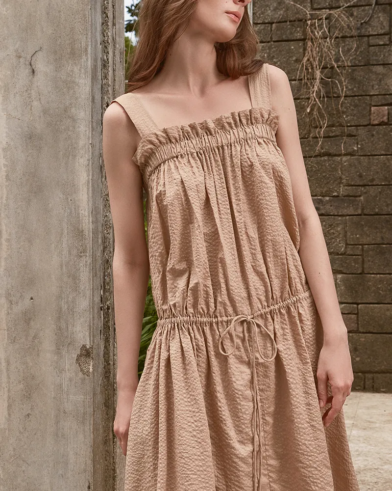 Sara Shirred Tank Dress