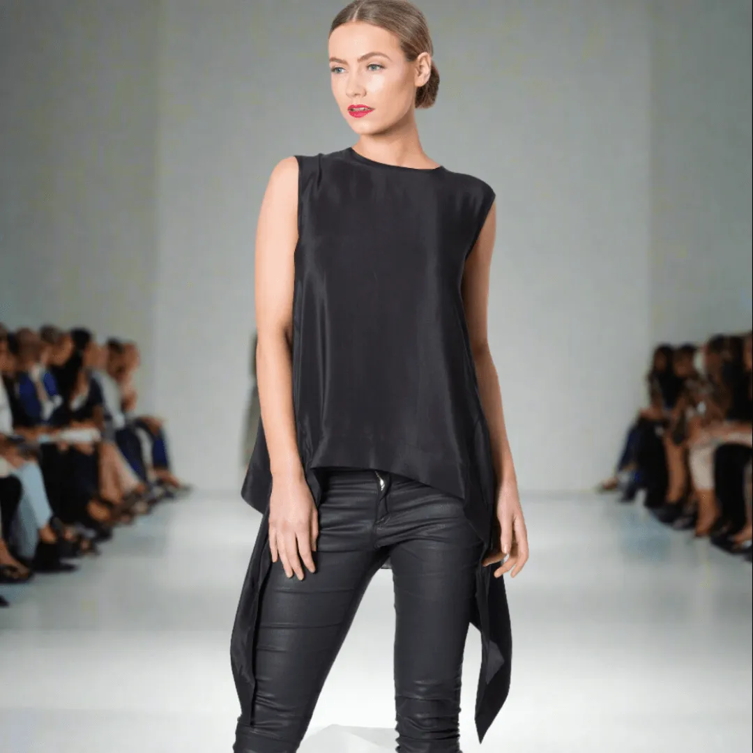 Silk Top With A Modern Twist