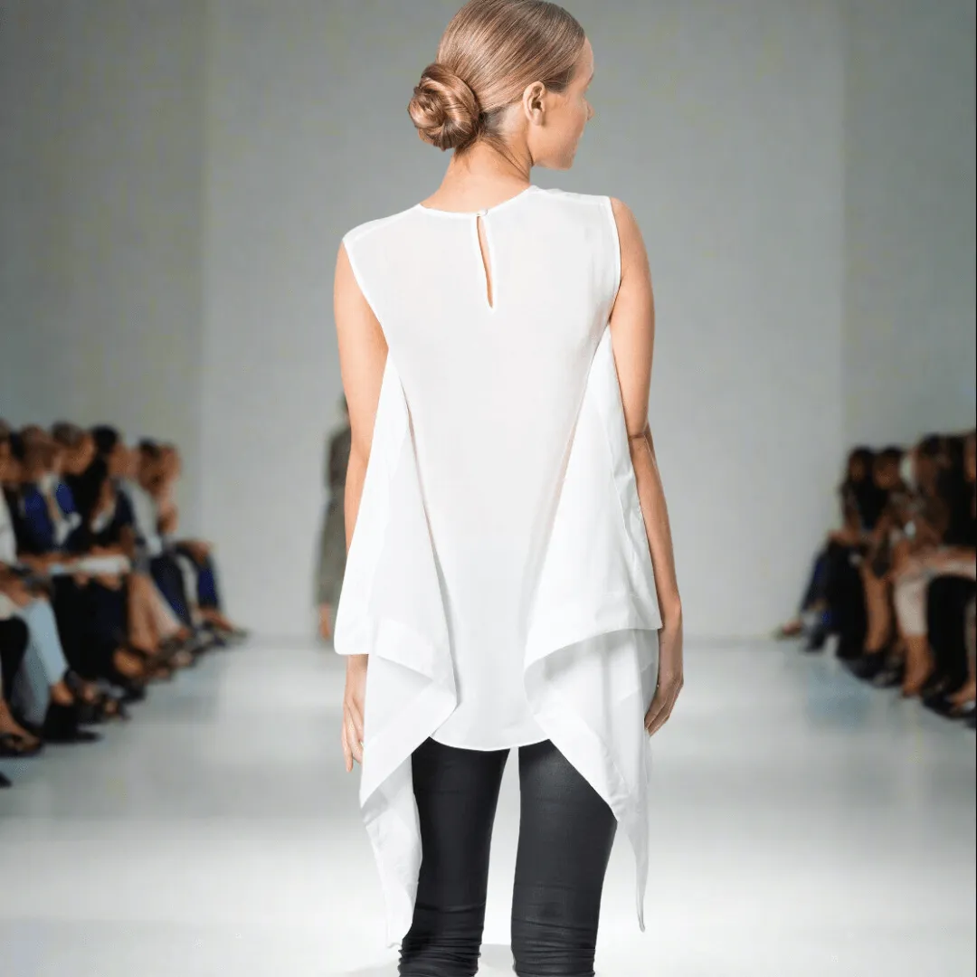 Silk Top With A Modern Twist
