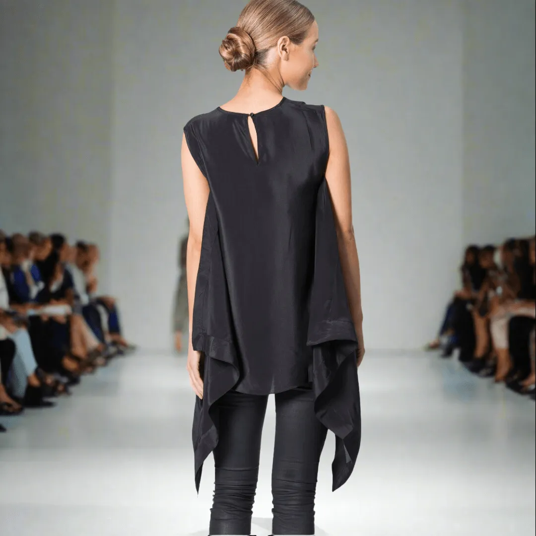 Silk Top With A Modern Twist