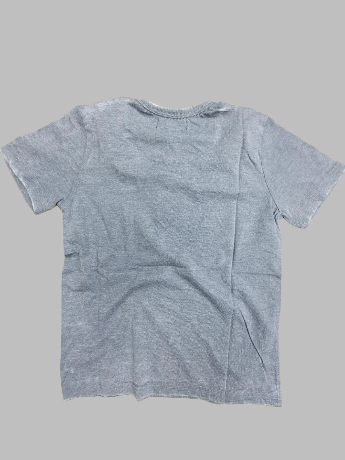 Silver Youth Boys Acid Wash Henley Tee