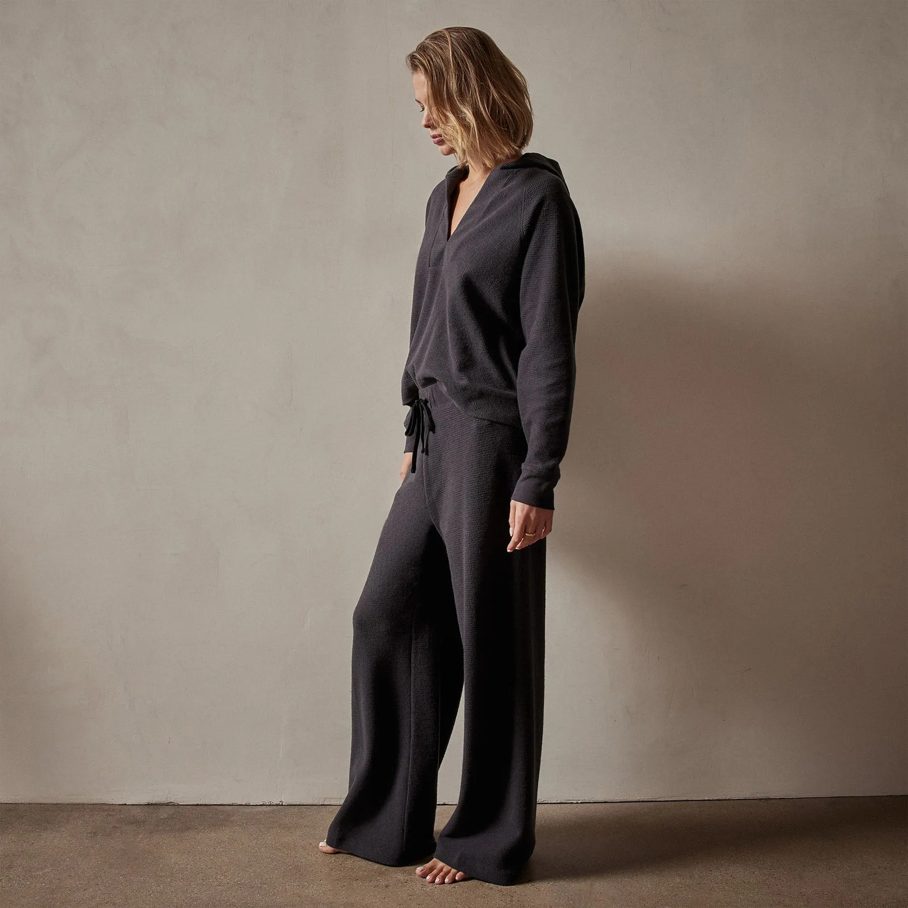 Wide Leg Lounge Pant - Magma