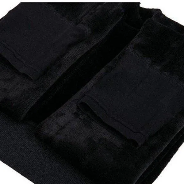 Women Winter Thick Thermal Fleece Lined Stretchy Leggings Pants Elastic Pantyhose